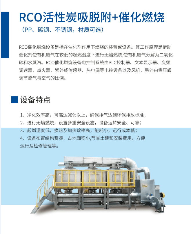 ROC活性碳吸附+催化燃烧